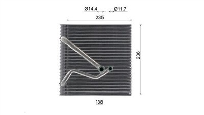 MAHLE ORIGINAL AE 223 000S Číslo výrobce: 72560801. EAN: 4057635225441.