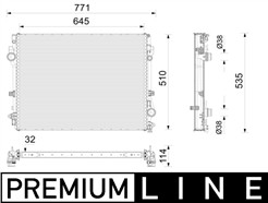 MAHLE ORIGINAL CR 2787 000P