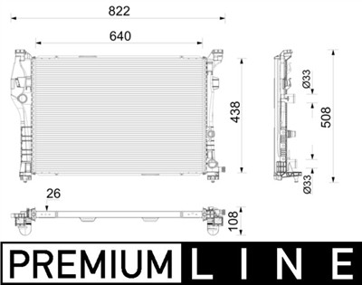 MAHLE ORIGINAL CR 2786 000P Číslo výrobce: 72574218.