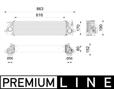 MAHLE ORIGINAL CI 736 000P Číslo výrobce: 72572940.