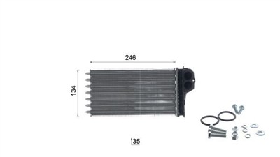 MAHLE ORIGINAL AH 194 000S Číslo výrobce: 72566297. EAN: 4057635234177.