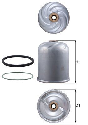 MAHLE ORIGINAL OZ 1D Číslo výrobce: 72567007. EAN: 4009026050330.