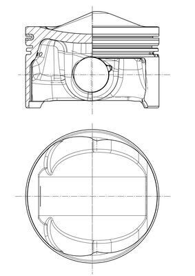 MAHLE ORIGINAL 028 PI 00125 000 Číslo výrobce: 84 L 111. EAN: 4009026940204.