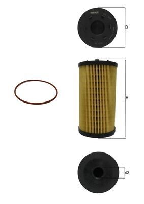 MAHLE ORIGINAL OX 1306D Číslo výrobce: 72523326. EAN: 4057635189446.