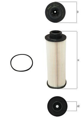 MAHLE ORIGINAL KX 73/1D Číslo výrobce: 72579064. EAN: 4009026103609.