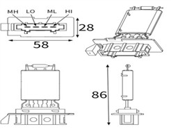 MAHLE ORIGINAL ABR 98 001S