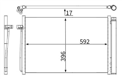 MAHLE ORIGINAL AC 344 000S Číslo výrobce: 351301324. EAN: 4057635021463.