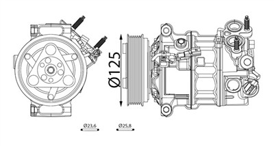 MAHLE ORIGINAL ACP 511 000S Číslo výrobce: 71006375. EAN: 4057635251310.