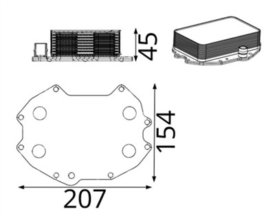 MAHLE ORIGINAL CLC 425 000S Číslo výrobce: 72575088. EAN: 4057635244398.