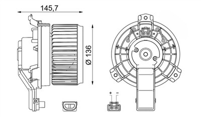 MAHLE ORIGINAL AB 486 000S Číslo výrobce: 72587885. EAN: 4057635258975.