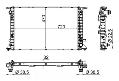 MAHLE ORIGINAL CR 2178 000S Číslo výrobce: 71008710. EAN: 4057635263856.