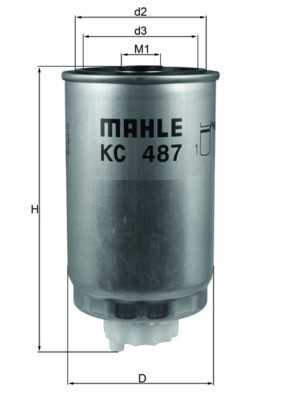 MAHLE ORIGINAL KC 487 Číslo výrobce: 72352741. EAN: 4009026933510.