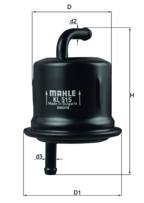 MAHLE ORIGINAL KL 515 Číslo výrobce: 70350422. EAN: 4009026511268.