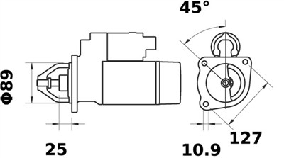 MAHLE ORIGINAL MS 331 Číslo výrobce: 11130598.