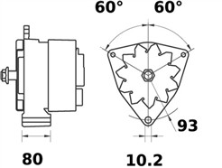 MAHLE ORIGINAL MG 493