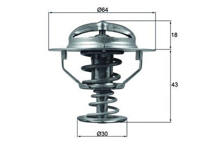 MAHLE ORIGINAL TX 114 82D Číslo výrobce: 72386584. EAN: 4009026951576.