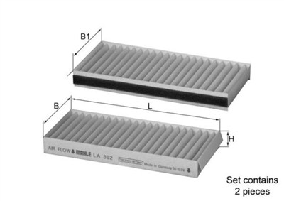 MAHLE ORIGINAL LA 392/S Číslo výrobce: 70356506. EAN: 4009026511954.