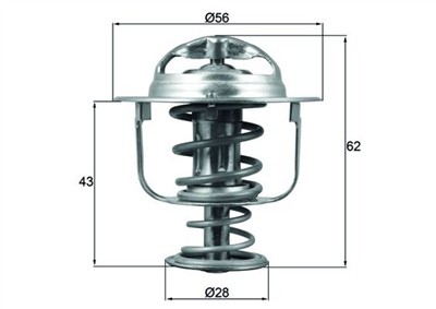 MAHLE ORIGINAL TX 197 71D Číslo výrobce: 72402124. EAN: 4009026957103.