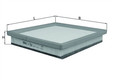 MAHLE ORIGINAL LX 3580 Číslo výrobce: 72360229. EAN: 4009026934678.