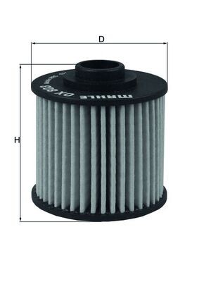 MAHLE ORIGINAL OX 803 Číslo výrobce: 72394119. EAN: 4009026953730.