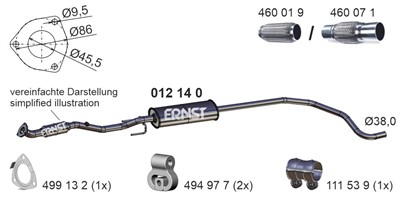 ERNST 012140 EAN: 4007463012140.