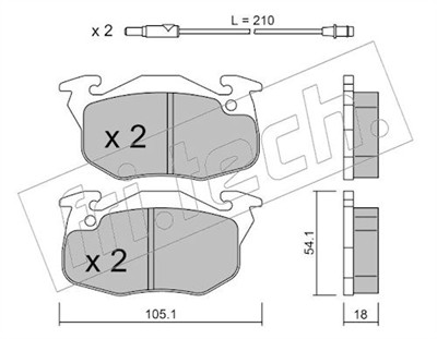 fri.tech. 039.0 Číslo výrobce: 20905. EAN: 8032747273258.