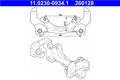 ATE 11.0230-0934.1 Číslo výrobce: 260128. EAN: 4006633401920.