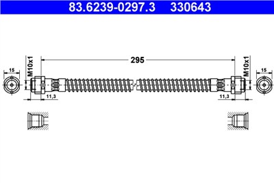 ATE 83.6239-0297.3 Číslo výrobce: 330643. EAN: 4006633096324.