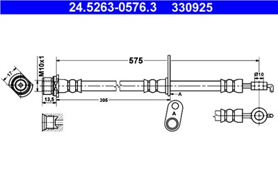 ATE 24.5263-0576.3 Číslo výrobce: 330925. EAN: 4006633326704.