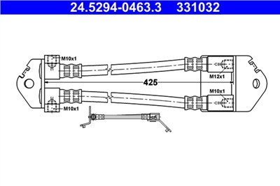 ATE 24.5294-0463.3 Číslo výrobce: 331032. EAN: 4006633335584.