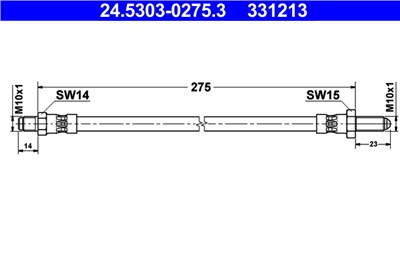 ATE 24.5303-0275.3 Číslo výrobce: 331213. EAN: 4006633383158.