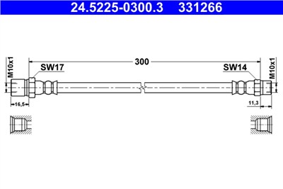 ATE 24.5225-0300.3 Číslo výrobce: 331266. EAN: 4006633387491.