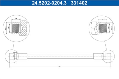 ATE 24.5202-0204.3 Číslo výrobce: 331402. EAN: 4006633417891.