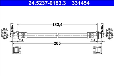 ATE 24.5237-0183.3 Číslo výrobce: 331454. EAN: 4006633422802.