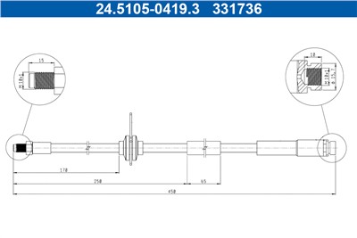 ATE 24.5105-0419.3 Číslo výrobce: 331736. EAN: 4006633500135.