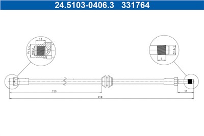 ATE 24.5103-0406.3 Číslo výrobce: 331764. EAN: 4006633500814.