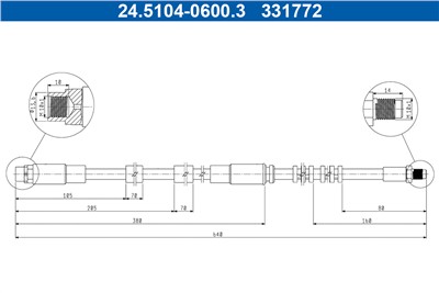 ATE 24.5104-0600.3 Číslo výrobce: 331772. EAN: 4006633500975.