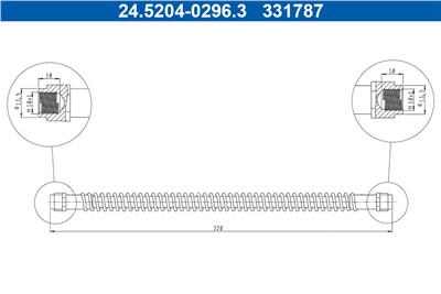 ATE 24.5204-0296.3 Číslo výrobce: 331787. EAN: 4006633501279.