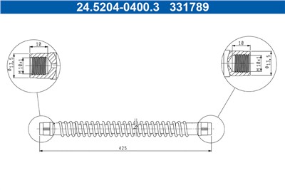 ATE 24.5204-0400.3 Číslo výrobce: 331789. EAN: 4006633501316.