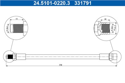 ATE 24.5101-0220.3 Číslo výrobce: 331791. EAN: 4006633501750.