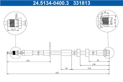 ATE 24.5134-0400.3 Číslo výrobce: 331813. EAN: 4006633505444.