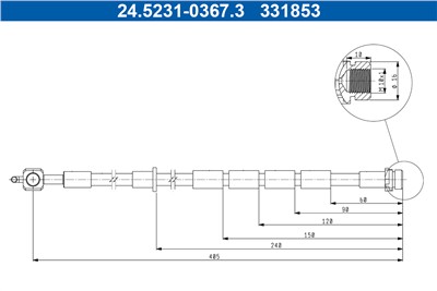 ATE 24.5231-0367.3 Číslo výrobce: 331853.