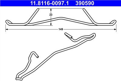 ATE 11.8116-0097.1 Číslo výrobce: 390590. EAN: 4006633330299.
