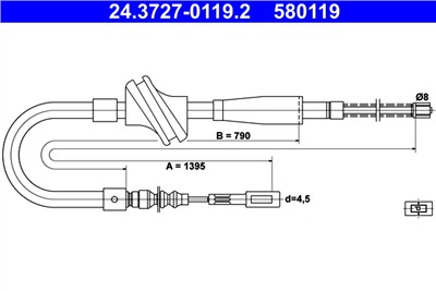 ATE 24.3727-0119.2 Číslo výrobce: 580119. EAN: 4006633058650.