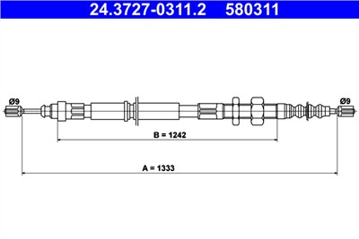 ATE 24.3727-0311.2 Číslo výrobce: 580311. EAN: 4006633301503.
