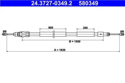 ATE 24.3727-0349.2 Číslo výrobce: 580349. EAN: 4006633298247.