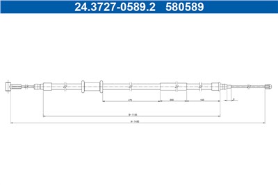 ATE 24.3727-0589.2 Číslo výrobce: 580589. EAN: 4006633496018.