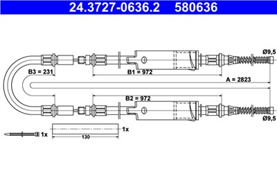 ATE 24.3727-0636.2 Číslo výrobce: 580636. EAN: 4006633068208.