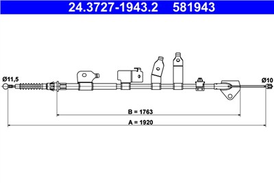 ATE 24.3727-1943.2 Číslo výrobce: 581943. EAN: 4006633402415.