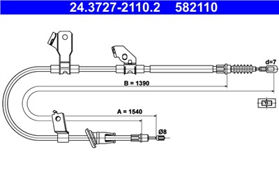 ATE 24.3727-2110.2 Číslo výrobce: 582110. EAN: 4006633335164.